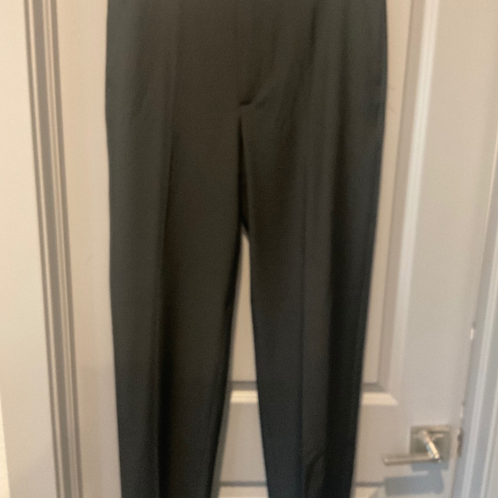Black Sculptured Stretch Pants